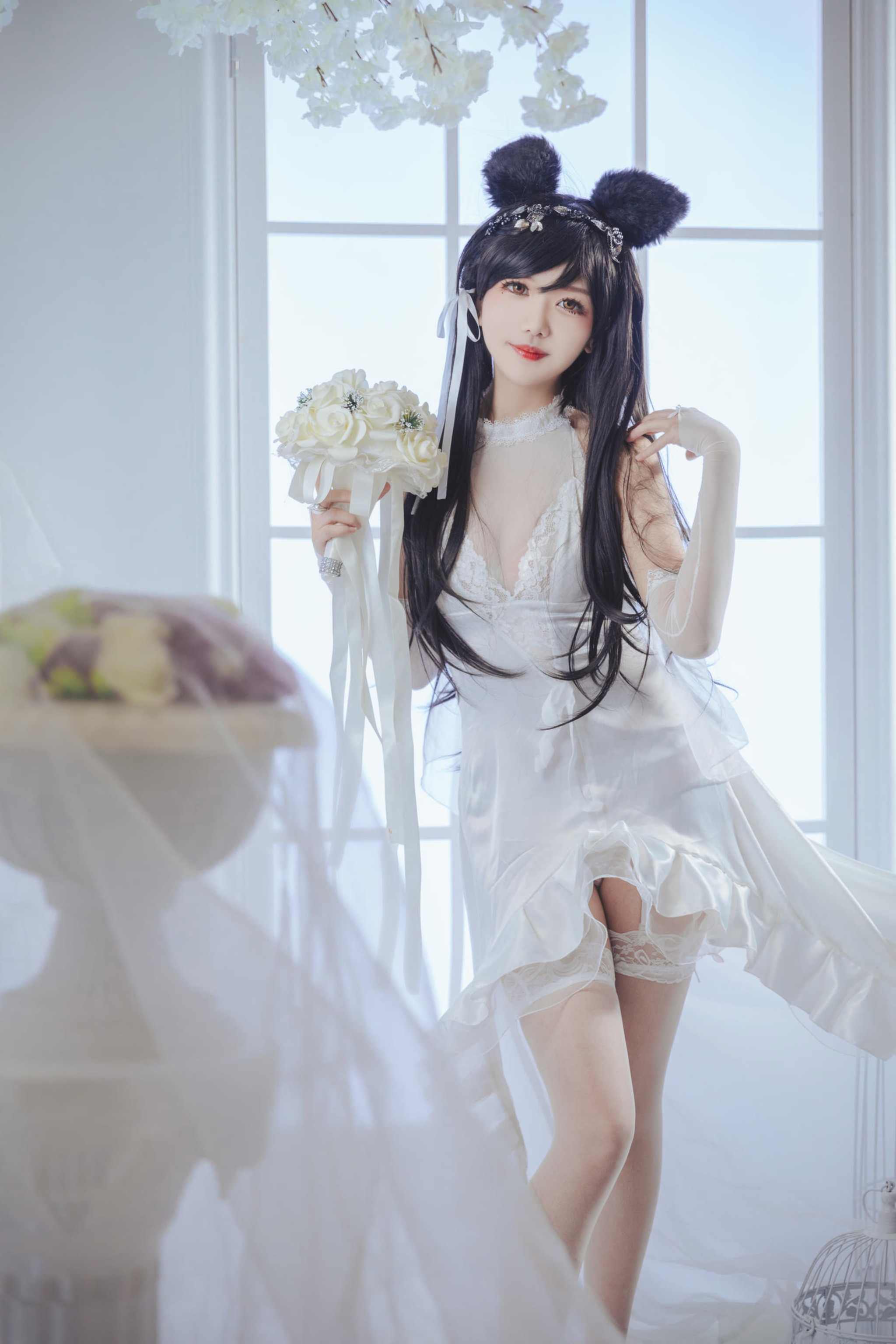 图片[1]-源纱希喵喵喵 – NO.035 爱宕花嫁 [26P]-XikXak